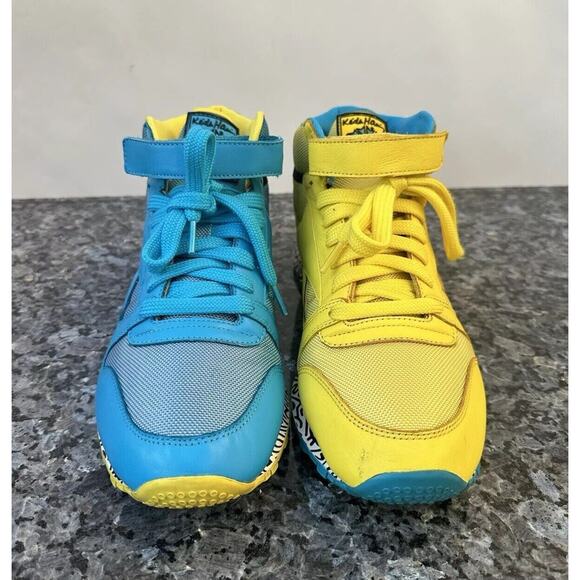 REEBOK KEITH HARING CLASSIC LEATHER MID STRAP LUX V44586 SIZE 10 Missing Dogs main image 7